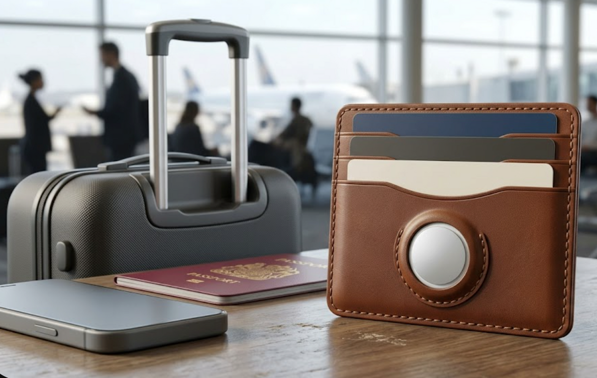 Travel Smarter With an AirTag Card Holder Wallet