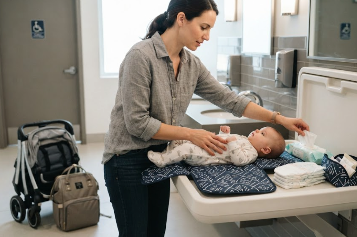 Compact Baby Changing Pad – A Must-Have for Traveling Parents