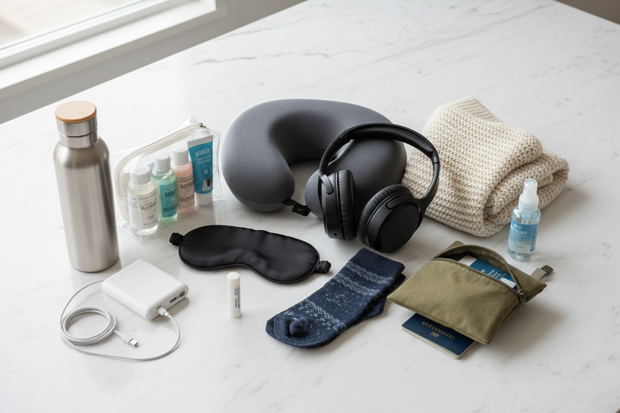 Best Travel Accessories for Long Flights (Carry-On Essentials That Actually Make a Difference)