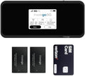 5G Mobile Portable WiFi | Verizon Wireless Jetpack Inseego MiFi M2100 | Free VPN Mobile Hotspot for Travel | Unlocked Globally | Speed Up to 2,7 Gbps | Use 8 hrs | EVDO-LINK Bundle - Verizon Sim Card
