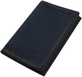 NEICY RFID Blocking Canvas Wallet for Men and Women - Camo Trifold Outdoor Sports Wallets with Magic Sticker for Teen Kids (Black)