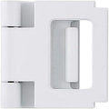 Door Lock for in-Swinging Doors, Home Security Latch Device, Childproof, Easy to Install (White)
