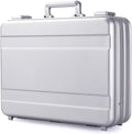 Aluminum Briefcase Metal Toolkit Box TSA Combination Lock Luxury Case with Foam for Wine/Jewellery/Watch/Equipment/Camera