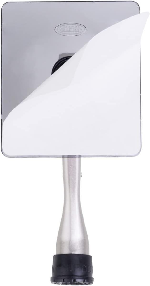 One-Touch Doorstop Adhesive Bracket (Black, 4inch x 1pack)