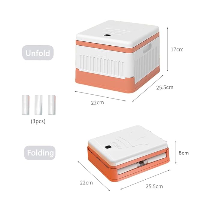 SunnySmile Toddler Travel Potty,Kids Portable Potty,Used for Indoor and Outdoor, Outdoor Camping, Traffic Jams and Travel, Etc. Lncludes 45 Replacement Bags.