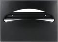 Stainless Steel Toilet Seat Cover Dispenser, Wall Mount Single or 1/2 Fold Large Capacity Toilet Seat Covers Holder for Commercial and Residential, Matt Black