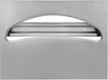 Stainless Steel Toilet Seat Cover Dispenser, Wall Mount Single or 1/2 Fold Large Capacity Toilet Seat Covers Holder for Commercial and Residential, Brushed