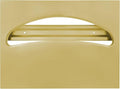 Stainless Steel Toilet Seat Cover Dispenser, Wall Mount Single or 1/2 Fold Large Capacity Toilet Seat Covers Holder for Commercial and Residential, Brushed Gold