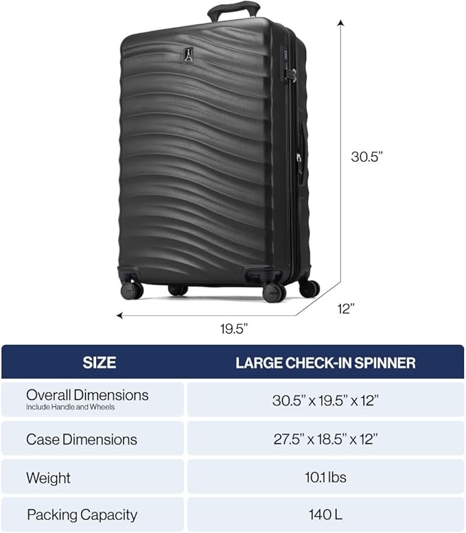 Travelpro Maxlite Air V2 Hardside Expandable Checked Luggage, 8 Spinner Wheels, Lightweight Hard Shell Suitcase, TSA lock, Pink, Checked Large 28-Inch
