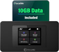 GlocalMe DuoTurbo 4G LTE Portable WiFi Mobile Hotspot Device for Travel, SIMFREE, No Contract (DuoTurbo with 10GB)