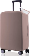 Travel Luggage Cover Suitcase Protector Scratch-Resistant Fit 19-31 Inch, Not Included Suitcase (Khaki, SX(22-23 inch))
