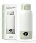 Portable Bottle Warmer 17oz Large Capacity Bottle Warmer for Travel, Fast Heating for Breast Milk Formula and Milk, Suitable for Baby Outdoor Airplane and Car Green5