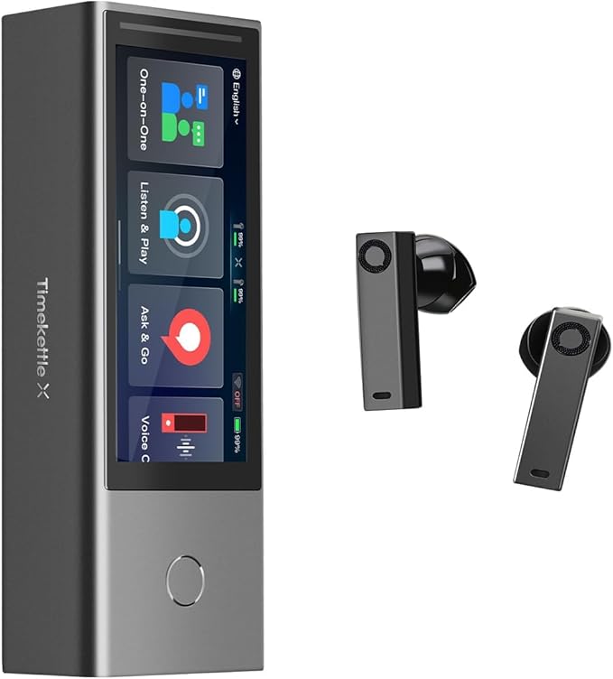 Timekettle X1 AI Interpreter Hub — 40-Language, Two-Way Translation Device for up to 50 Users. Perfect for Business, K-12 Education, and Real-time multilingual speeches