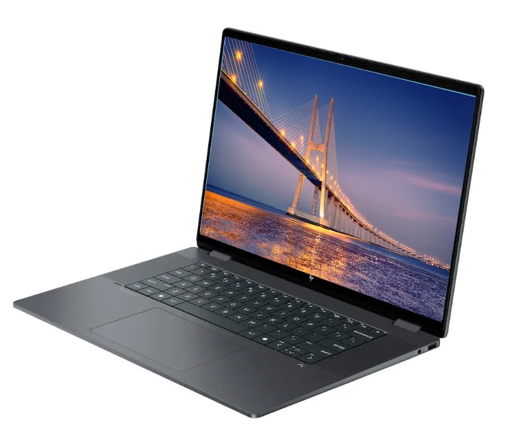 HP OmniBook X Flip 16" FHD+ Touchscreen 2-in-1 Business Laptop, Next Gen Envy x360, Intel Core Ultra 7 256V Processor, 16GB DDR5 RAM 1TB SSD, Windows 11 Pro, Backlit KB, NLY Earphones, Eclipse Gray