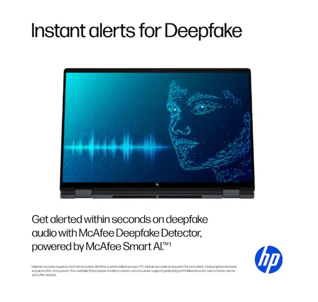 HP OmniBook X Flip 2-in-1 Laptop, Next Gen Envy x360, 16" FHD+ Touch Business AI PC, Windows 11 Pro 16GB DDR5 RAM 1TB SSD, Intel Core Ultra 7 256V Processor, Backlit KB, NLY Earphones, Eclipse Gray