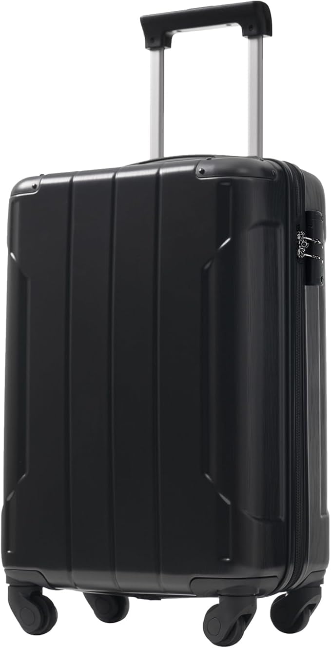 Merax 20 Inch Carry On Luggage Airline Approved, Hardshell ABS Suitcase with Spinner Wheels, TSA Lock, Lightweight Travel Luggage for Business Trips & Weekend Getaways