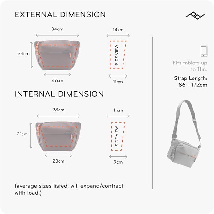 Peak Design Everyday Sling 3L, 6L and 10L
