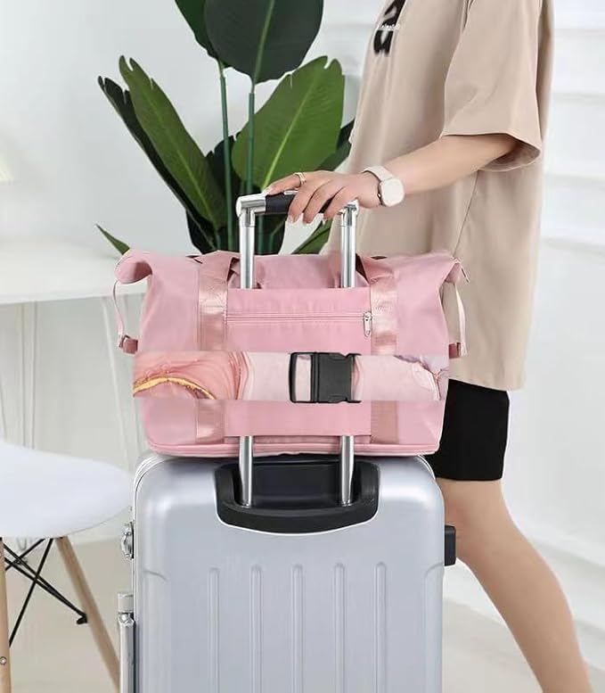 Luggage Straps for Suitcases Travel Belt Accessories, Cute Suitcase Strap, Adjustable Luggage Belt Strap, Heavy Duty with Quick-Release Buckle Luggage Strap Pink Marble