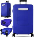 Slohif Luggage Cover for Suitcase Tsa Approved Protector - Luggage Sleeve Suit Case Cover Travel Stretch Large Baggage Case Protective Washable Fit 30-32 Inch Blue
