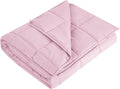 L'AGRATY Weighted Blanket - 60"x80" 20lbs Cooling Breathable Heavy Blanket Microfiber Material with Glass Beads Big Blanket for Adult All-season Summer Fall Winter Soft Thick Comfort Blanket