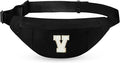 MAXTOP Large Crossbody Fanny Pack with 4-Zipper Pockets,Gifts for Enjoy Sports Festival Workout Traveling Running Casual Hands-Free Wallets Waist Pack Phone Bag Carrying All Phones