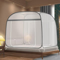 CMINGJ Mosquito Net for Bed, Portable pop up Mosquito Netting with Bottom, Free Installation-Suitable for Bedroom, Camping, Folding Portable Design for Baby Adults (Gray) L79 x W71 x H61