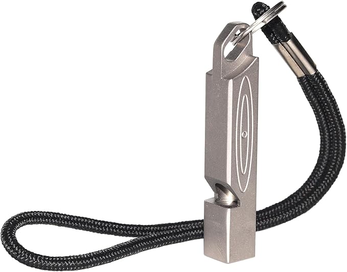 Dog Whistle to Make Dogs Come to You, Emergency Whistle Survival Loud for Women, Metal Whistle with Lanyard, Kayak Whistle Emergency Waterproof for Hikers