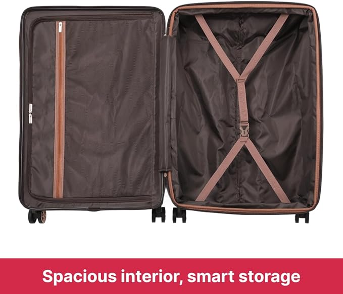 LEGEND WALKER DECK Hardside Expandable Luggage, 26 inch, Black, 5514-59-BK