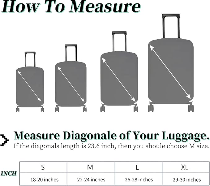 Luggage Cover Plus - Camo Tree Travel Suitcase Cover for 29-30 inch Luggage (XL) with Concealed Zipper, Washable Elastic Cloth, Dustproof, Anti-Scratch