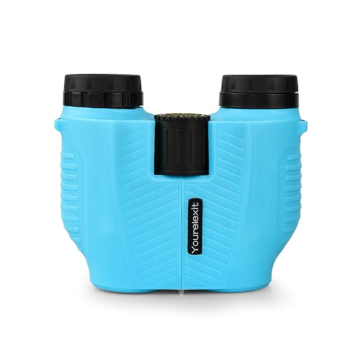 12x25 Compact Binoculars for Adults & Kids, High Powered Lightweight Waterproof Binoculars with Large Eyepiece, Low Light Vision for Bird Watching, Hunting, Travel, and Sightseeing