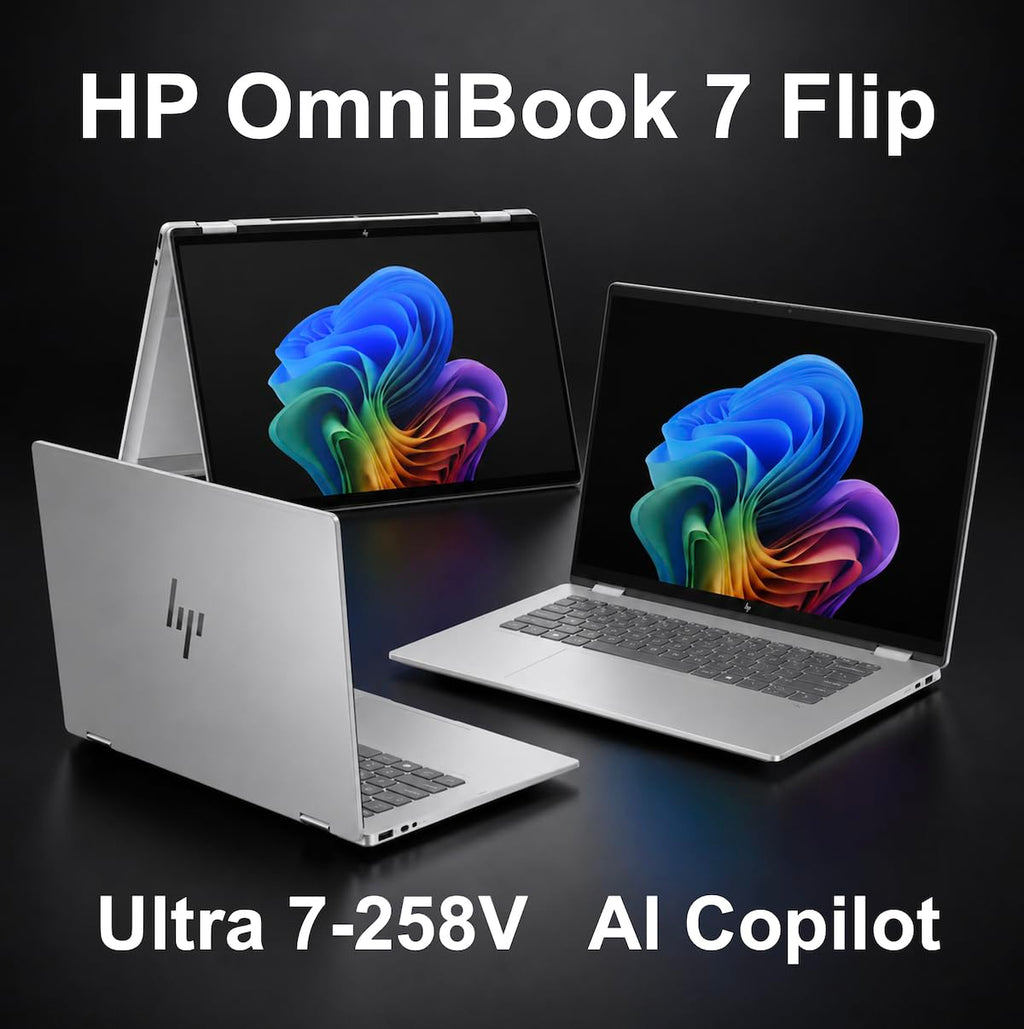 HP OmniBook 7 Flip 2-in-1 Laptop 16" Intel Ultra 7-258V, 32GB DDR5/1TB SSD