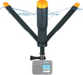 SOONSUN 4in1 Floating Selfie Stick Hand Grip Tripod for GoPro Hero 13 12 11 10 9 8 7 6 5 4 Session Max, AKASO, SJCAM Action Camera, Waterproof Extension Monopod Pole Floating Handle Tripod Stand