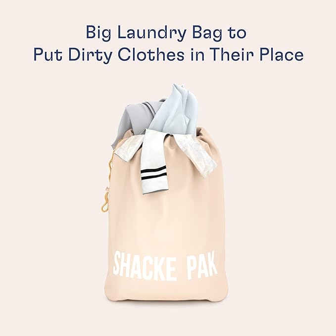 Shacke 8 Set Packing Cubes for Travel Lightweight Luggage Organizer (Cream)