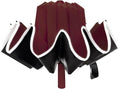 Large Double-Ribs Umbrella Automatic Folding Umbrella for Women Men, Travel, UPF 50+ UV Protection