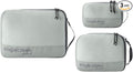 Eagle Creek Pack-It Reveal Cube Set - Packing Cubes for Compartmentalizing Luggage - Durable - Ultra-Lightweight - Water-Resistant - Easy Grab Zipper Pull - Mesh Windows - Storm Grey - XS/S/M