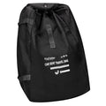Car Seat Travel Bag Backpack for Air Travel Universal Infant Carseat Gate Check Bag Cover for Airplane, Foldable with Pouch, Gray