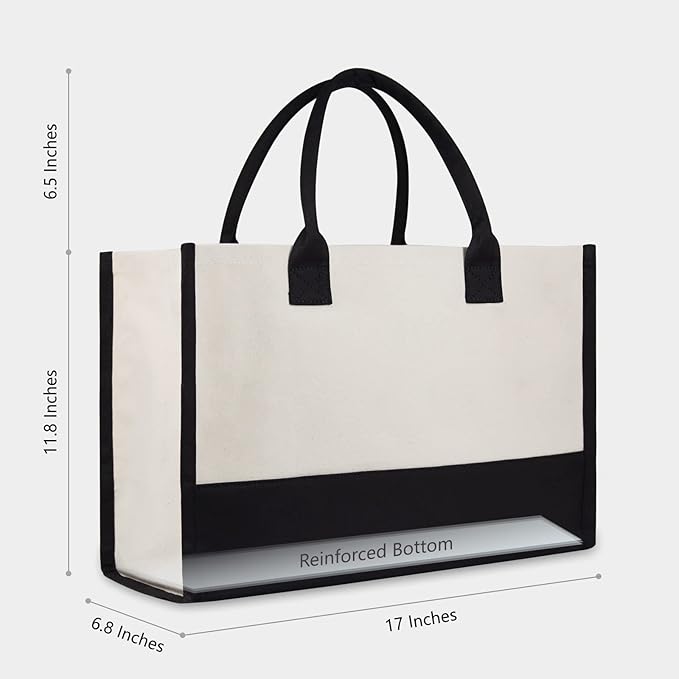 TOPDesign Embroidery Constellation Canvas Bag for Women (Leo)