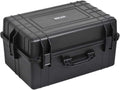 MEIJIA All Weather Waterproof Hard Camera Case,Hard Case with Customizable Fit Foam,Fit Use of Drones,Camera,Equipments,Pistols,Elegant Black (Black, 24.01"x16.92"X12.2")