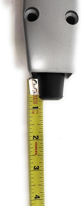 Pacific Doorware Heavy Duty Spring Loaded Step Down Push On Door Holder/Stopper (6, Aluminum)
