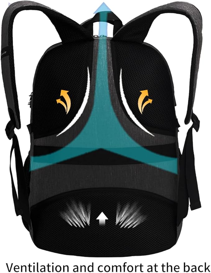 SHRRADOO Anti Theft Laptop Backpack Travel Backpacks with usb Charging Port for Women Men High School College Backpack Computer Bag Fits 17 Inch Laptop,Grey