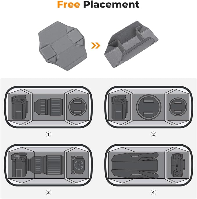 K&F Concept 2 in 1 Sling Bag Everyday Shoulder Bag & Multifunction Photography Crossbody Camera DSLR Backpack Portable Bag