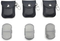 VOFOON 3 Pack Small Pill Organizer, Travel Pill Box for Purse, Keychain Pill Holder, Pocket Pill Container, 2 Times a Day Daily Portable Medicine Vitamin Case, Fish Oil Box, Supplement Box