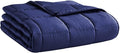 L'AGRATY Weighted Blanket - 60"x80" 25lbs Cooling Breathable Heavy Blanket Microfiber Material with Glass Beads for Adult All-Season Summer Fall Winter Soft Thick Comfort