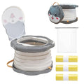 SunnySmile Toddler Travel Potty,Kids Portable Potty,Applicable to Travel,Camping, Outdoor, Indoor,with 45 Potty Bags,Cartoon Design, Children Will Like it More