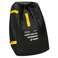 Car Seat Travel Bag Backpack for Air Travel - Karfast Universal Infant Carseat Gate Check Bag Cover for Airplane, Foldable with Pouch, Yellow