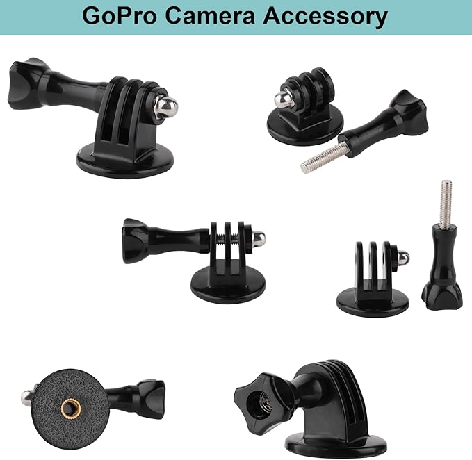 Magnetic Camera Mount for GoPro Hero/Insta 360 / DJI OSMO/AKASO Action Camera,3.46 inch Diam Magnetic Rubber Coating Base,10 inch Length Adjustable Aluminum Alloy Arm