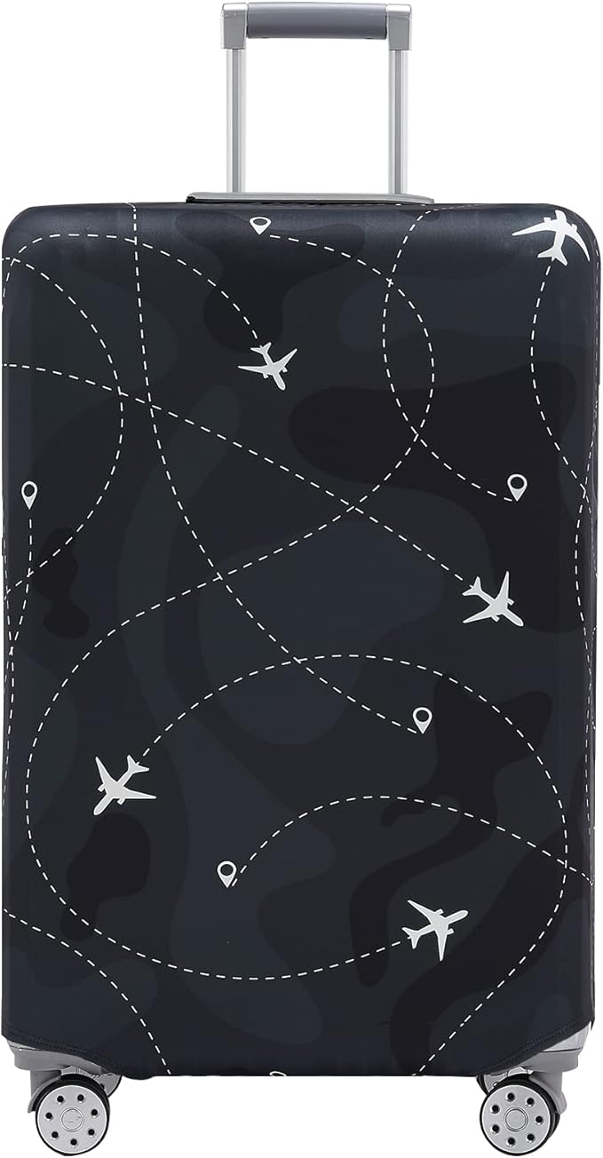 Travelkin Luggage Cover for Suitcase Tsa Approved, Suitcase Cover Protector Fit 18-32 Inch Luggage (S for 18-21 Inch Luggage)