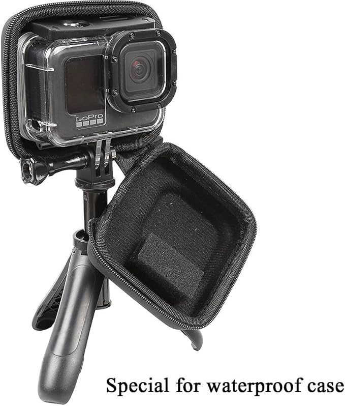 PellKing Hard Carrying Case for GoPro Hero 13 12 11 10 9 8 7 6 5 4 Waterproof Housing Case,DJI Osmo Action 5 4 3 Camera Waterproof Shell,Insta360 Ace Pro One R RS AKASO Underwater Dive Shell and More
