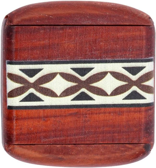 1pcs Handcrafted Wooden Pill Case for Purse - Elegant Rosewood Pill Box Organizer, Discreet Wallet-Size Storage for Medications, Jewelry & Essentials