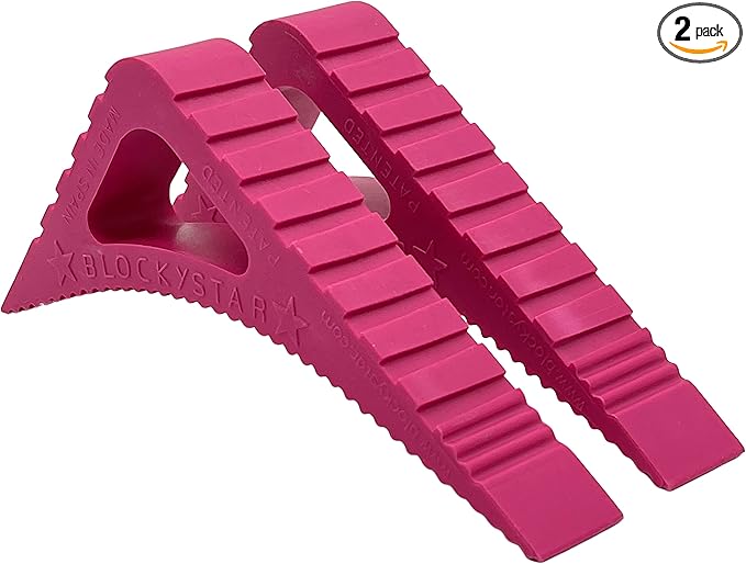 Door Stopper & Window Stopper, Rubber Door Stop Flexible, Door Wedge Stopper Award Winning, Decorative Door Stoppers for Bottom of Door Security, Colorful Doorstop Large Door Stopper Wedge